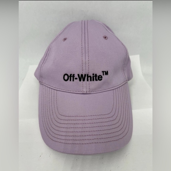 Off-White Seasonal Lilac Cap Hat One Size - Picture 1 of 5